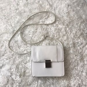 H&M White crossbody purse